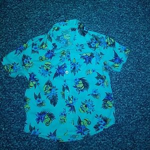 Toddler boys button down shirt